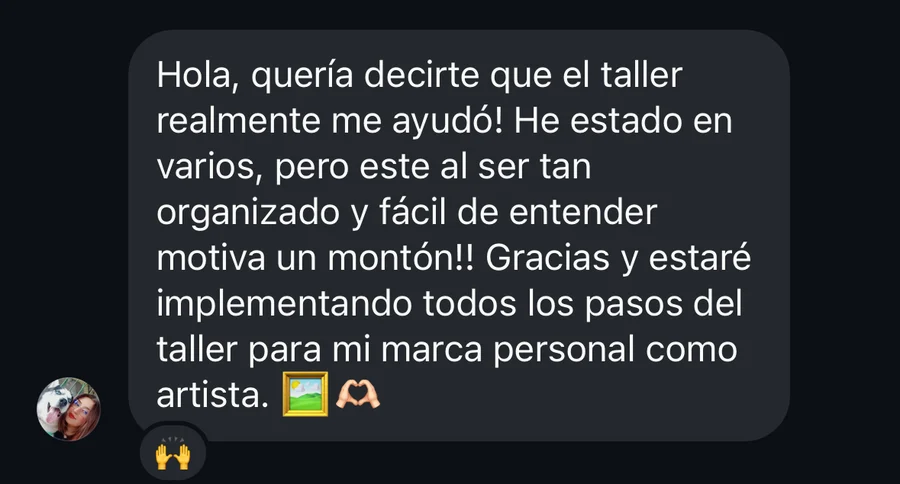 Mensaje real de un fundador después de una sesión