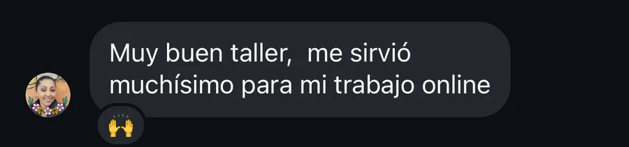 Mensaje real de un fundador después de una sesión